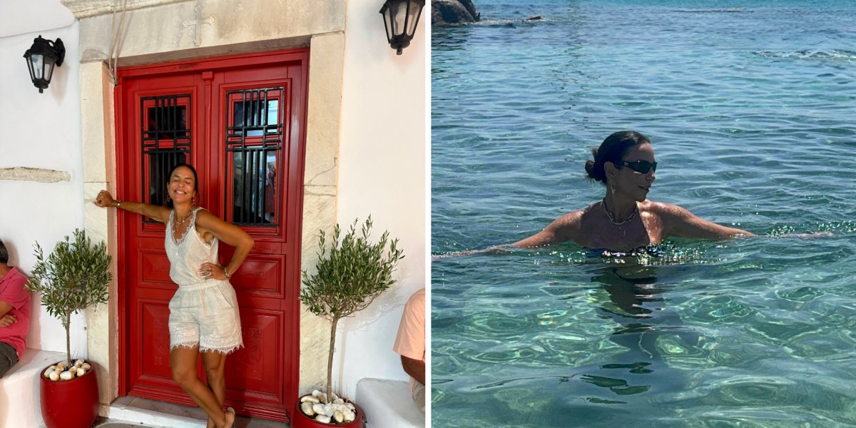 Ivete Sangalo curte dia de praia na Grécia e surpreende fãs com registros da viagem