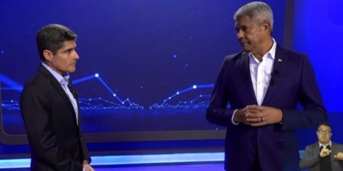 Durante debate, Jerônimo diz a ACM Neto: “Você me trata assim porque a minha origem é indígena”