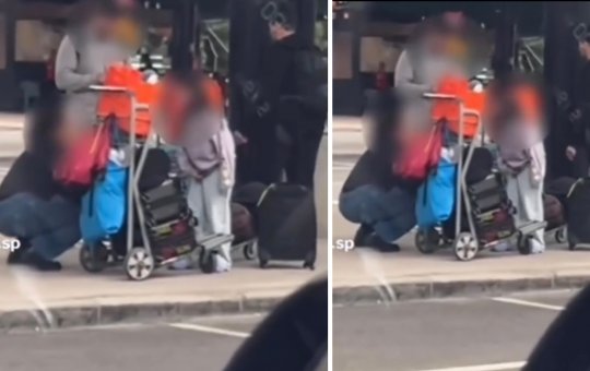 Jovem discute com a mãe em aeroporto, cospe nela e a chama de “ordinária”
