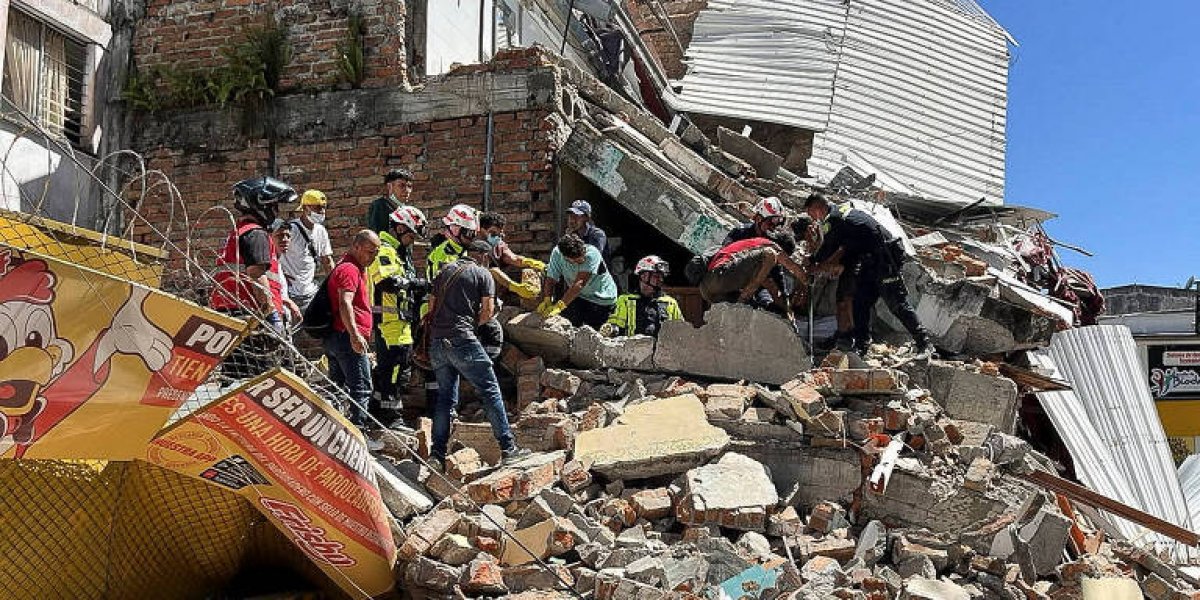 Sobe o número de mortos após terremoto de grande magnitude na Colômbia