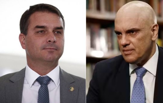 Flávio Bolsonaro acusa Alexandre de Moraes de ser ‘articulador político’ de Lula