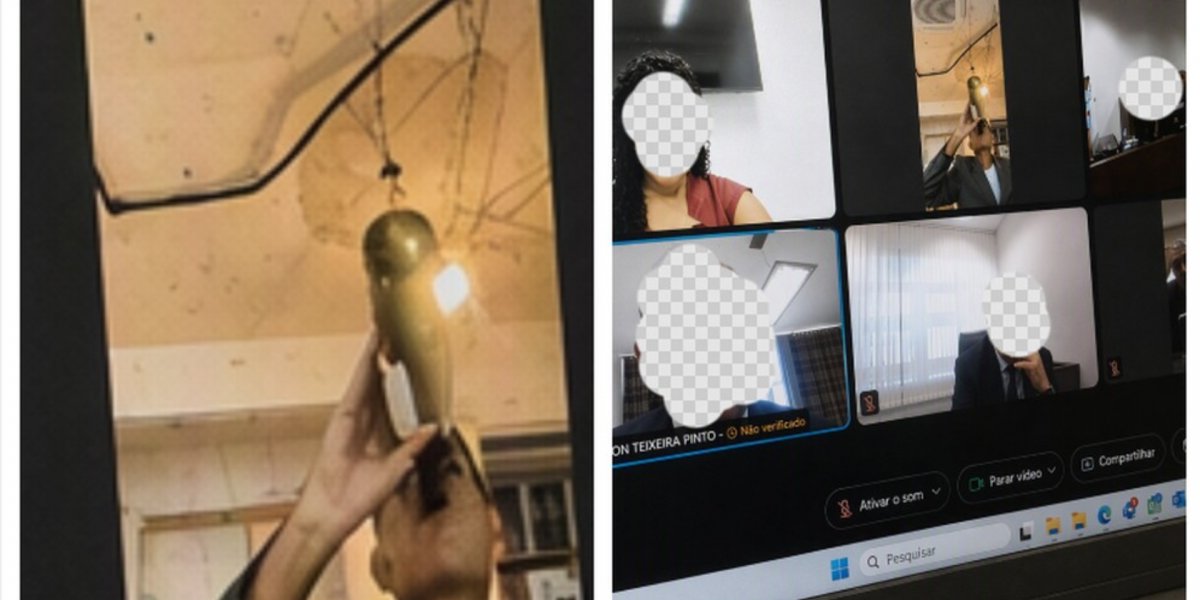 Juiz é flagrado virando garrafa de vinho e fumando durante sessão virtual em MG