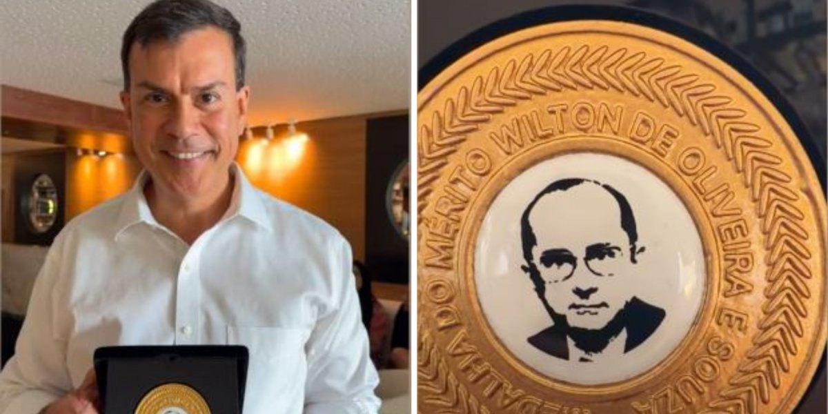 Doutor Hélio Braga recebe Medalha do Mérito Wilton de Oliveira e Souza e se torna primeiro não jurista homenageado