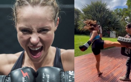 Paolla Oliveira impressiona com treino de Muay Thai e faz fãs lembrarem da personagem Jeiza