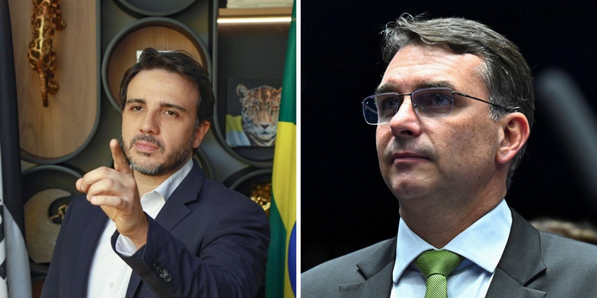 Renan Santos critica Flávio Bolsonaro antes de acusar filiação ao Missão