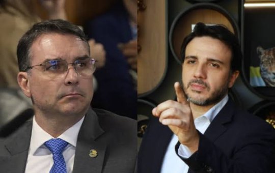 Renan Santos acusa Flávio Bolsonaro de “filiação fraudulenta” ao Missão