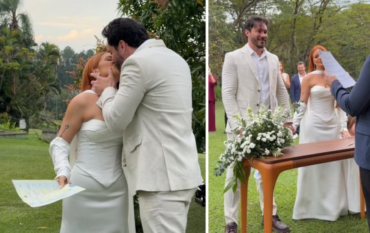  Viih Tube e Eliezer oficializam casamento civil e Ravi rouba a cena durante o “sim”