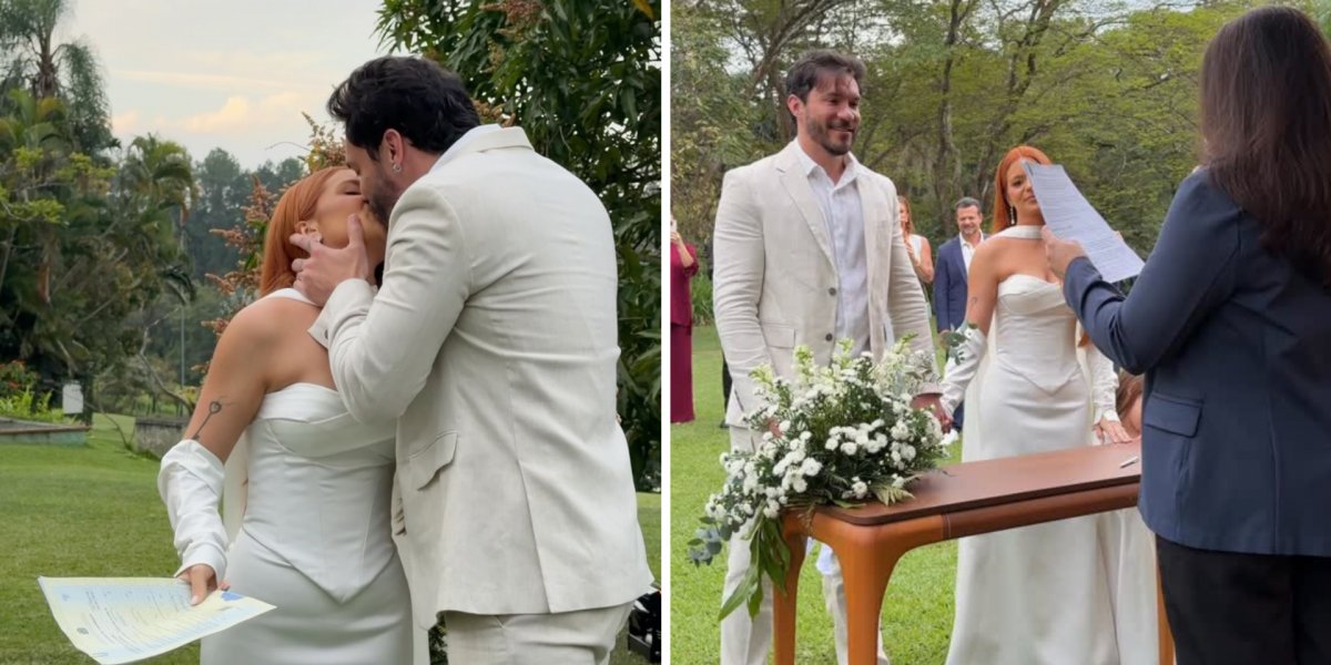 Viih Tube e Eliezer oficializam casamento civil e Ravi rouba a cena durante o “sim”