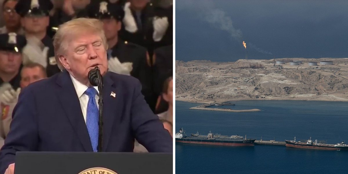 Donald Trump diz que pretende anexar ormuz ao território norte-americano