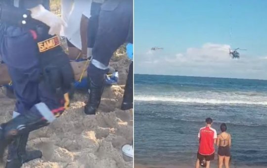 Jovem desaparece após se afogar em praia de Lauro de Freitas