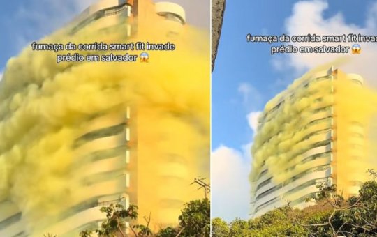 Fumaça de corrida invade prédio residencial em Salvador e gera revolta: “Irresponsabilidade”