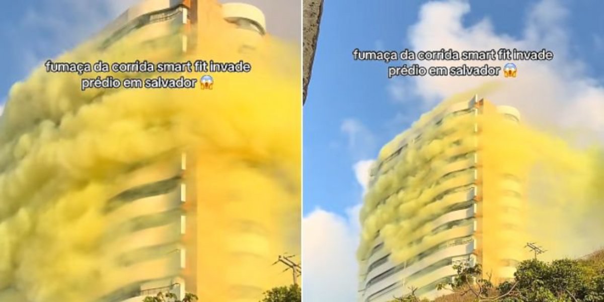 Fumaça de corrida invade prédio residencial em Salvador e gera revolta: “Irresponsabilidade”