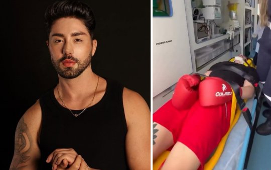 Rico Melquiades se machuca durante treino para luta contra Davi Brito
