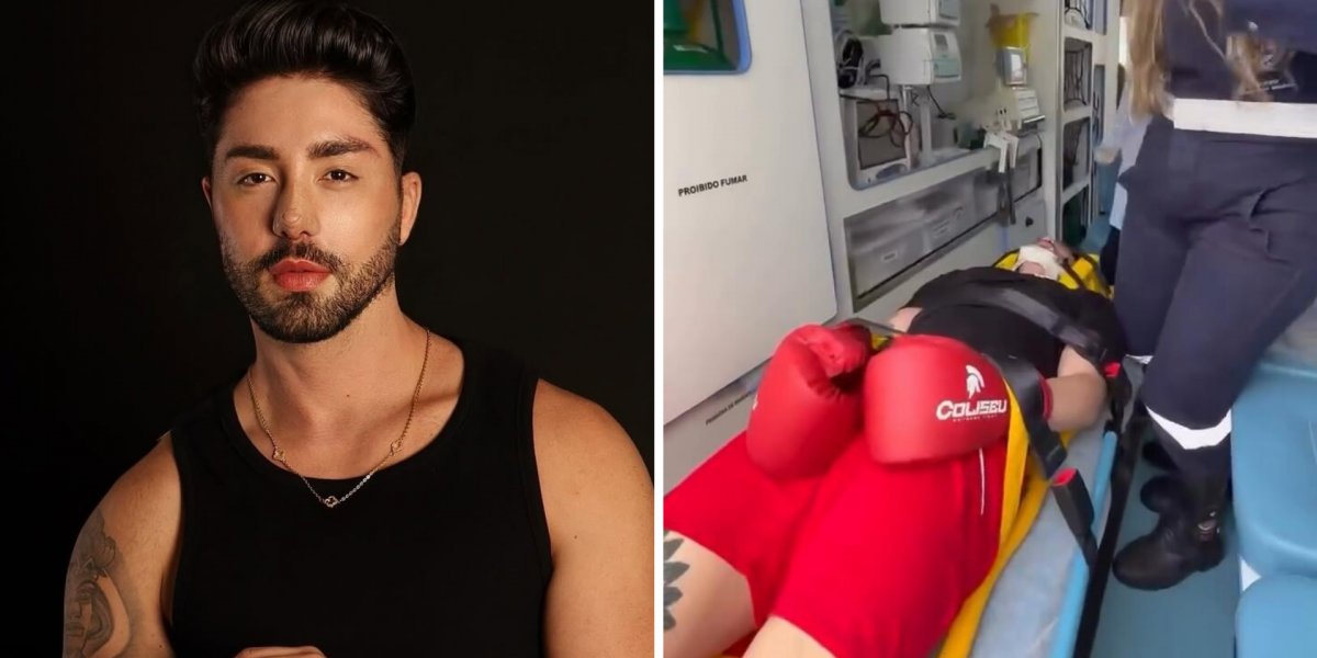 Rico Melquiades se machuca durante treino para luta contra Davi Brito