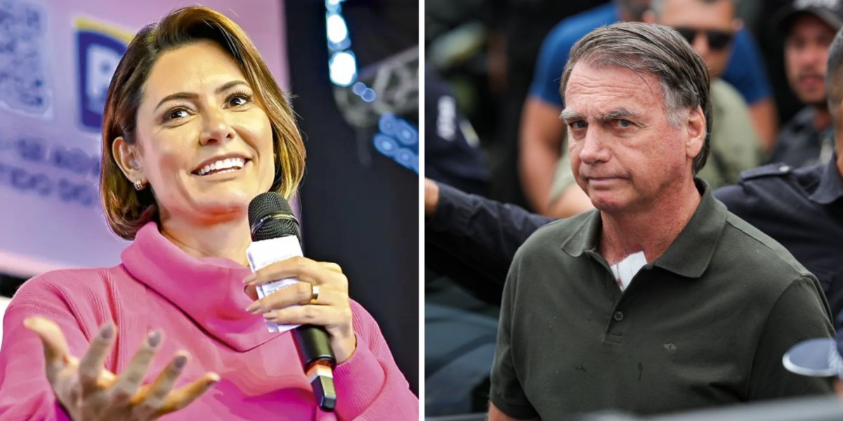 Michelle diz que Bolsonaro mandou "abraço e saudade hétero" para deputado do DF