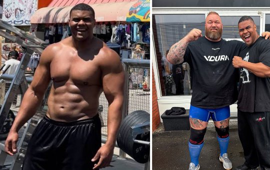 Ex-servente de pedreiro, brasileiro levanta 420 kg e recebe abraço do ‘Montanha’ de Game of Thrones