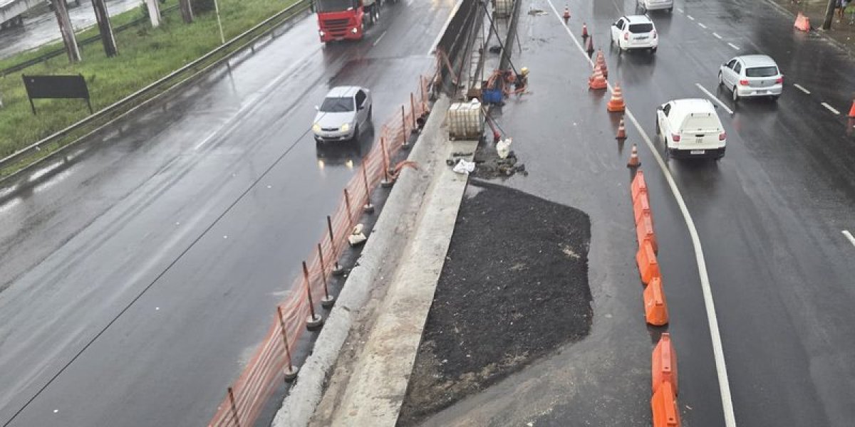 Buraco na BR-324 é fechado após virar tema da campanha para governador da Bahia