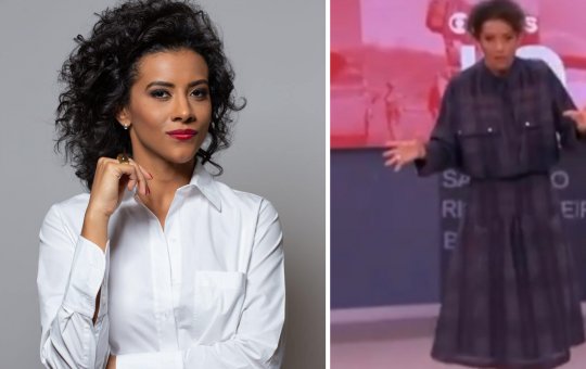 Apresentadora se irrita com confusão durante jornal ao vivo: “Está uma bagunça aqui”