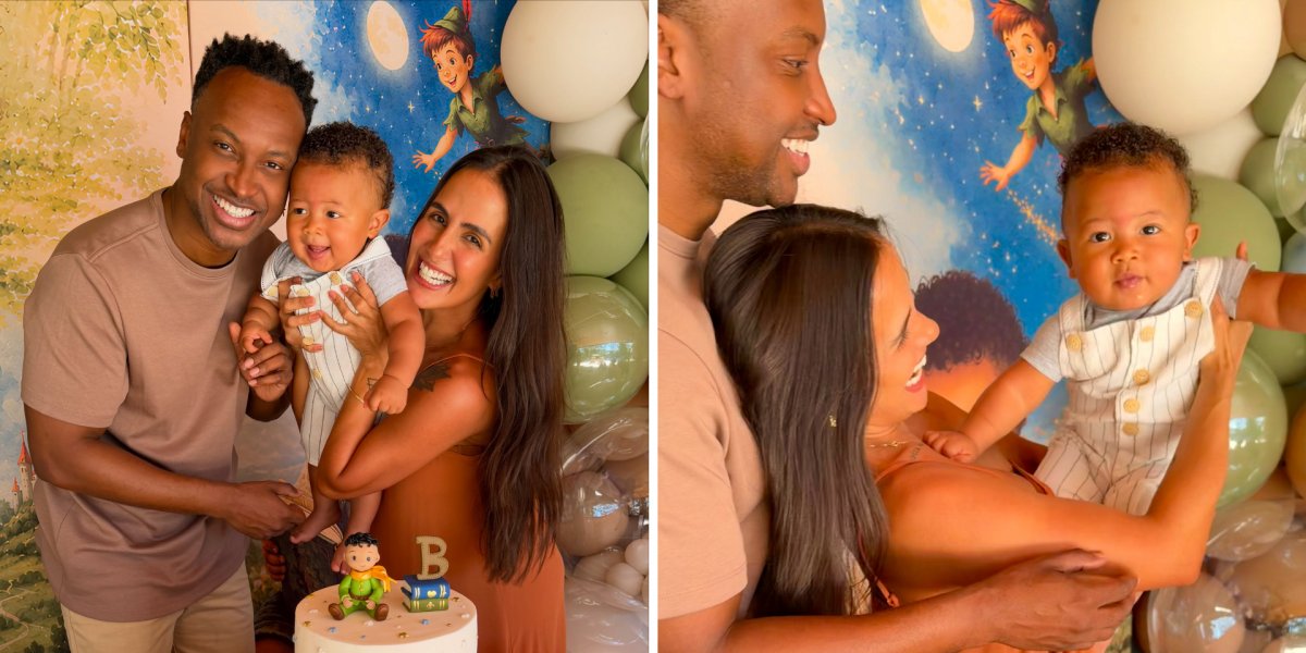 Carol Peixinho e Thiaguinho celebram último “mesversário” antes do filho completar 1 ano