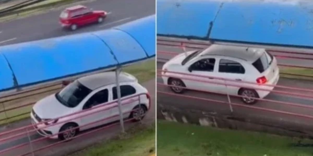 Carro que invadiu passarela de pedestres em Salvador era conduzido por adolescente