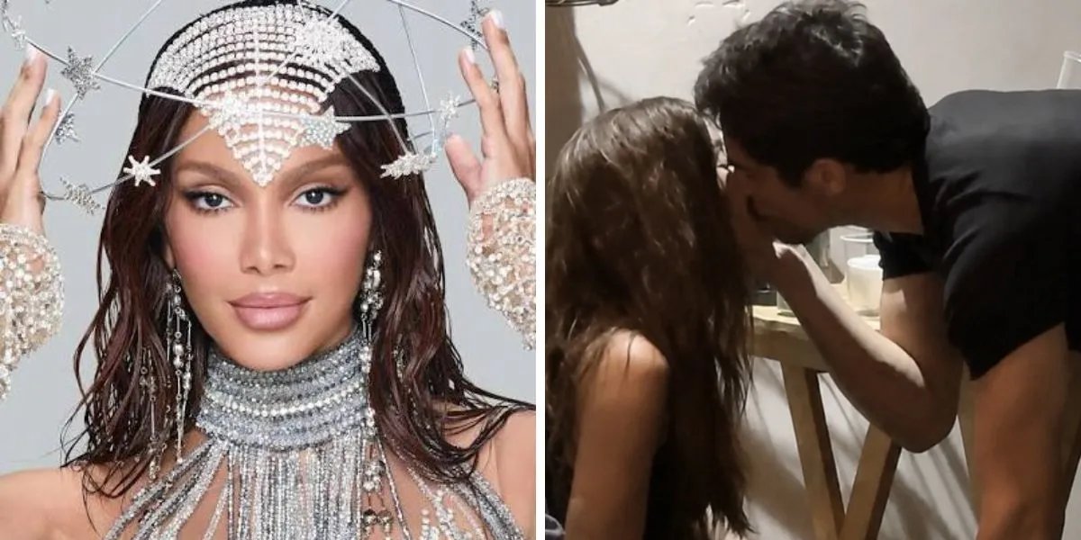 Anitta e Danilo Mesquita são flagrados aos beijos pela primeira vez em público