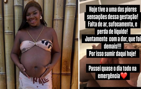 Grávida, Raquel Brito tranquiliza fãs após precisar de atendimento médico