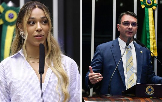 Erika Hilton desafia Flávio Bolsonaro para debate sobre fim da escala 6x1: 'Estou pronta para derrotá-lo'