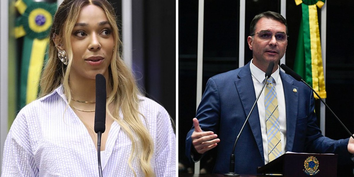 Erika Hilton desafia Flávio Bolsonaro para debate sobre fim da escala 6x1: 'Estou pronta para derrotá-lo'