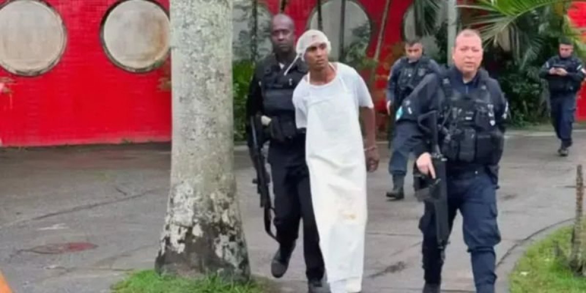 Homem com fuzil invade escola e tenta se passar por merendeiro para fugir da PM