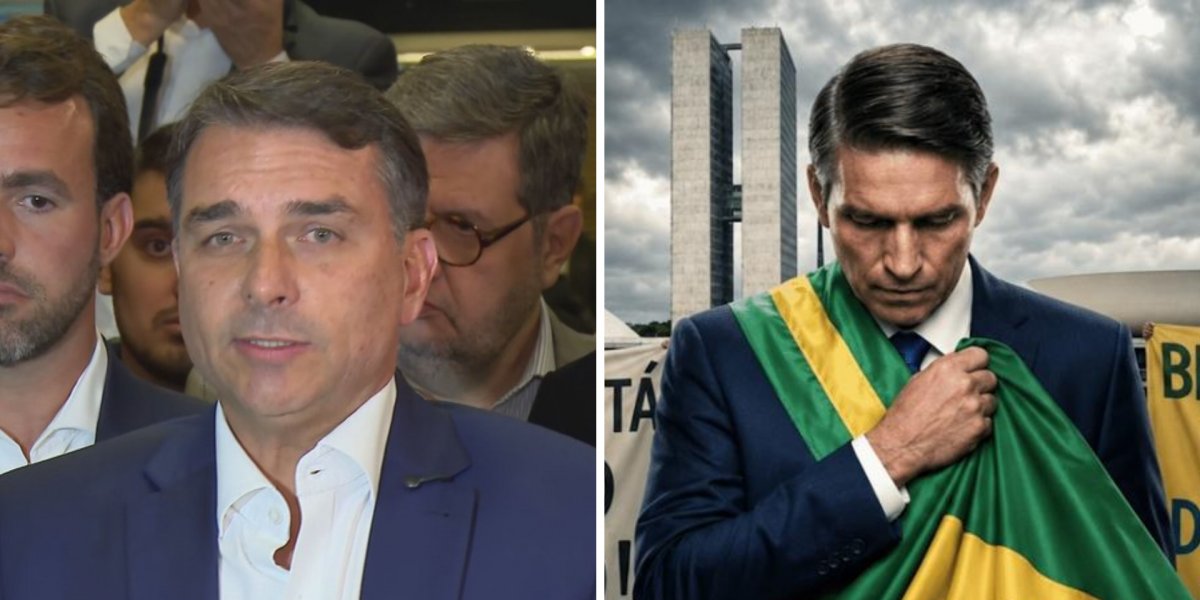 Flávio Bolsonaro se irrita ao ser cobrado sobre contrato de filme sobre o pai
