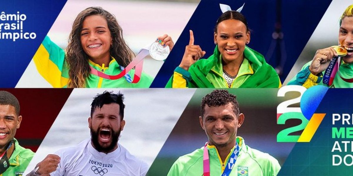 COB anuncia candidatos ao prêmio de melhor atleta olímpico do Brasil em 2021