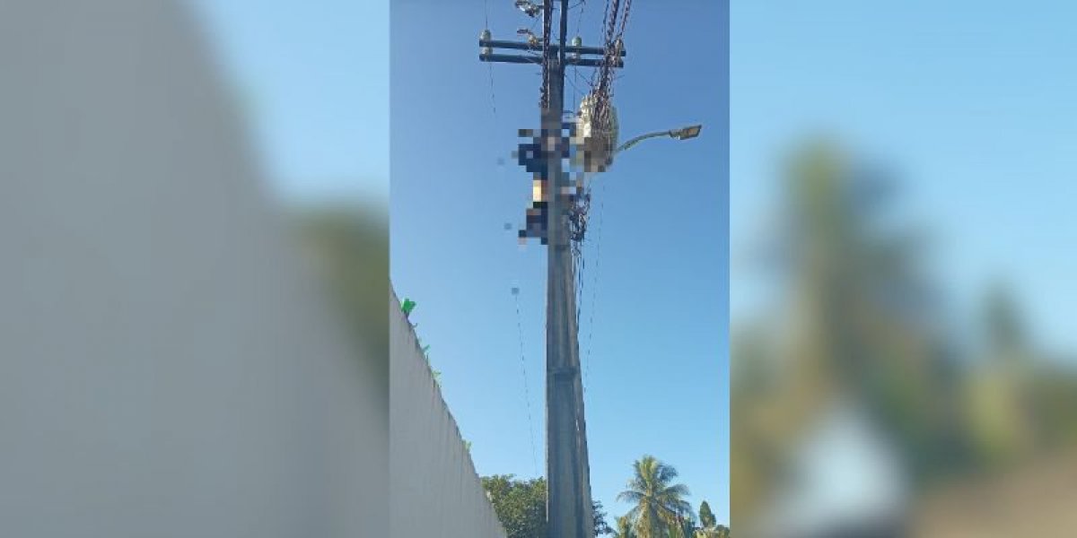 Homem é encontrado morto em poste após suspeita de furto de cabos em Salvador