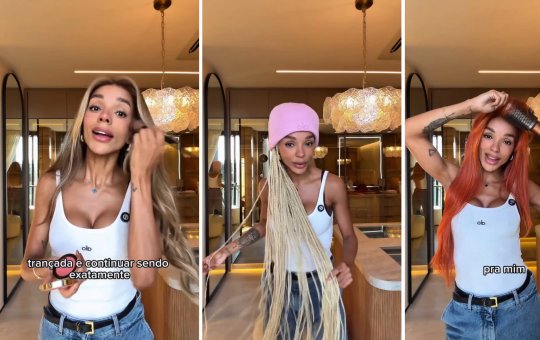 Brunna Gonçalves rebate críticas sobre uso de laces: “Eu posso dormir morena, acordar loira”