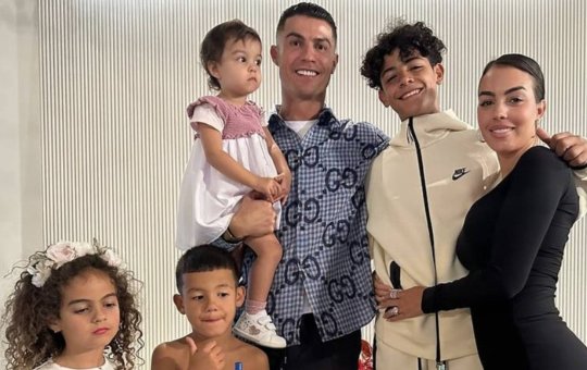 Georgina Rodríguez adota três filhos mais velhos de Cristiano Ronaldo
