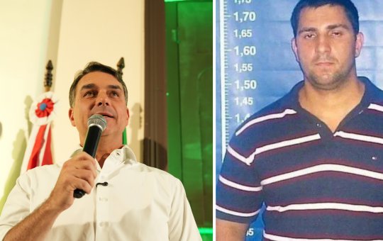 “Eu não posso ser responsabilizado”: Flávio Bolsonaro defende homenagem a Adriano da Nóbrega no JN