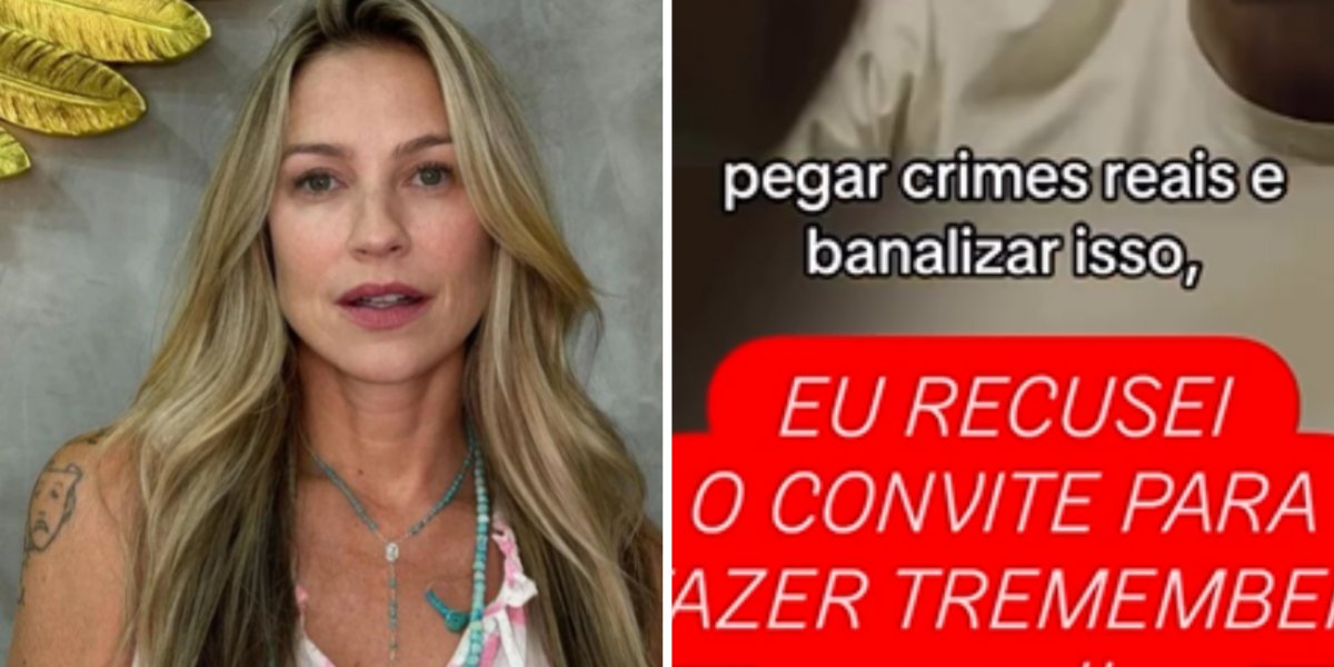 Luana Piovani recusa convite para ‘Tremembé’ e critica abordagem de crimes reais
