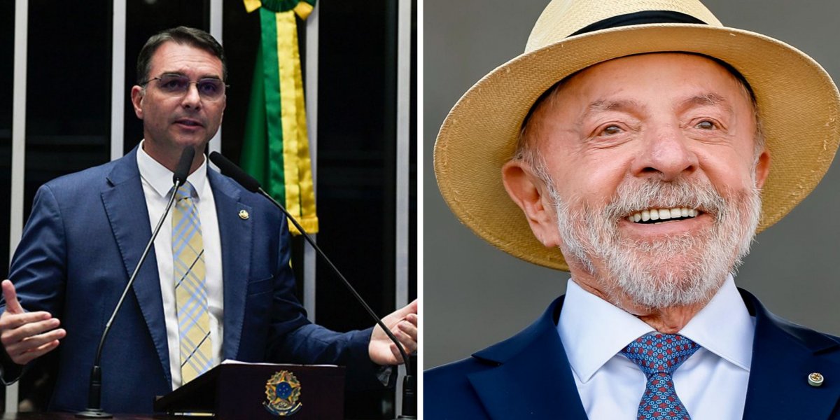 Flávio Bolsonaro e Lula empatam matematicamente no 2º turno, segundo a Real Time/Big Data