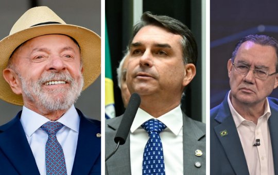 Lula lidera, Flávio aparece em segundo e Augusto Cury surpreende com 10%, aponta pesquisa