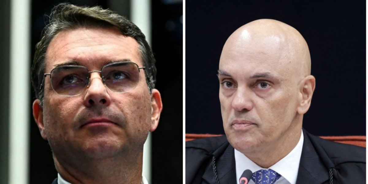 Flávio Bolsonaro pede renúncia de Alexandre de Moraes após relatório da PF sobre Vorcaro