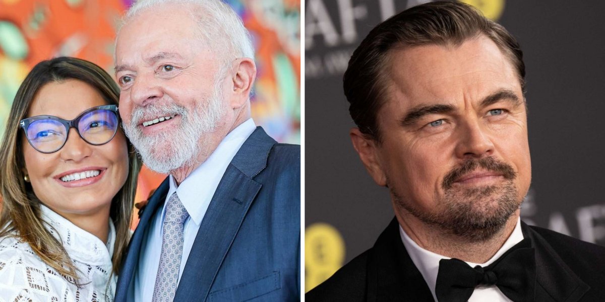 Lula e Janja recebe Leonardo DiCaprio no Planalto nesta quarta-feira