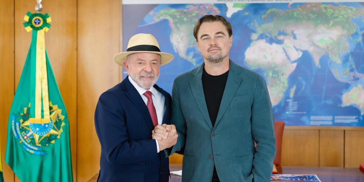Leonardo DiCaprio encontra Lula e fala sobre proteção da Amazônia e povos indígenas