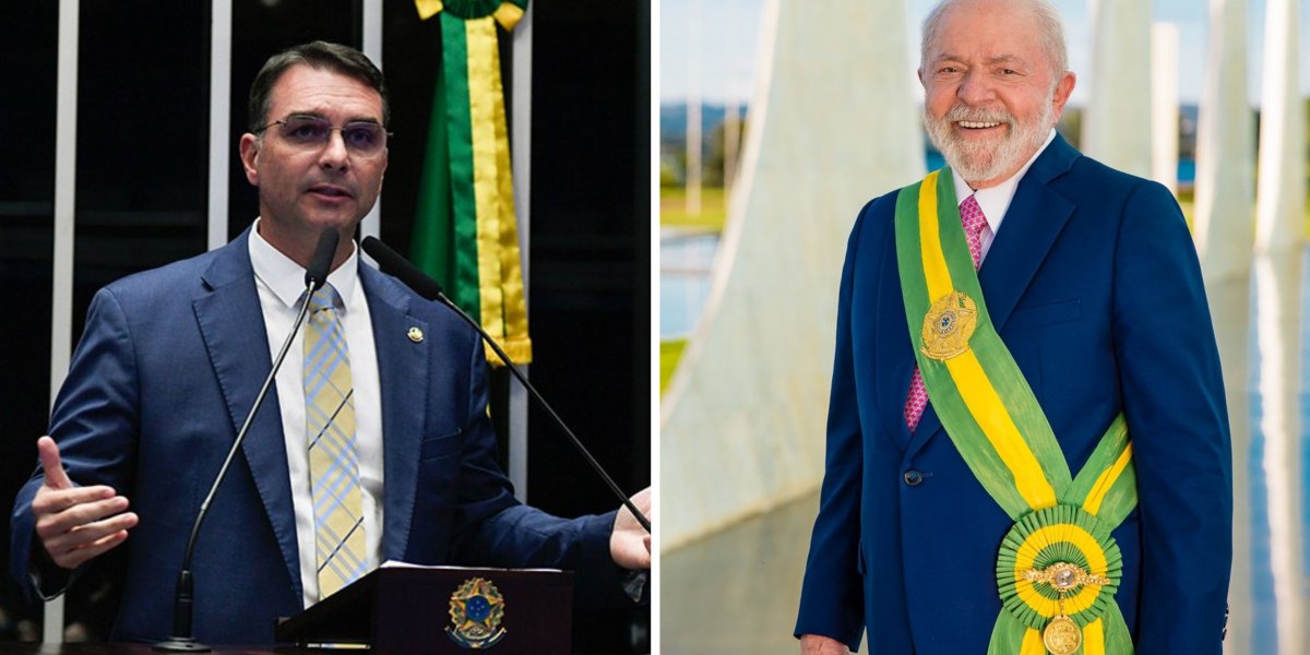 Flávio Bolsonaro cobra posicionamento de Lula após conversas vazadas de Moraes e Vorcaro e diz: 'Ele tem o rabo preso'