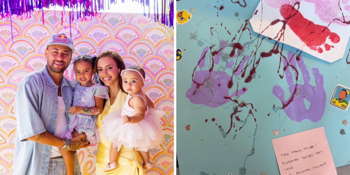 Neymar revela nome escolhido para a nova filha com Bruna Biancardi
