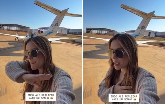 Avião com cantora Mariana Fagundes faz pouso de emergência em Goiânia