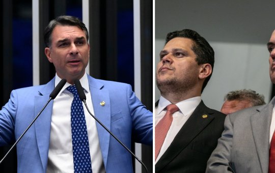 Flávio Bolsonaro acusa Alcolumbre de proteger Moraes em meio à crise no STF