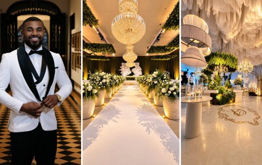 Casamento de Davi Brito chama atenção pela decoração luxuosa