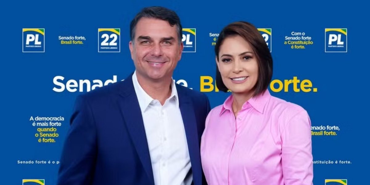 Michelle Bolsonaro não participará de ato de Flávio na Avenida Paulista nesta segunda-feira (7)
