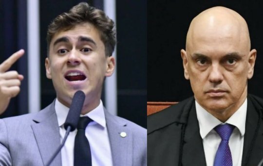 “Teu lugar, Xandão, é na cadeia”: Nikolas ataca Moraes em ato na Paulista