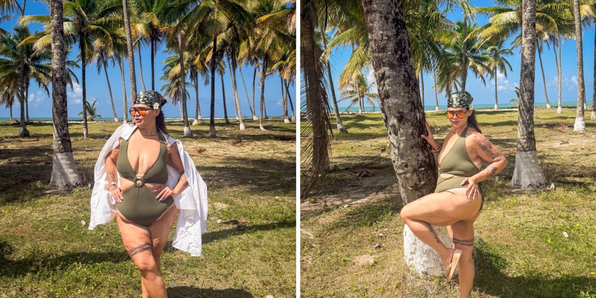 Thais Carla curte feriadão em Boipeba e compartilha registros da viagem