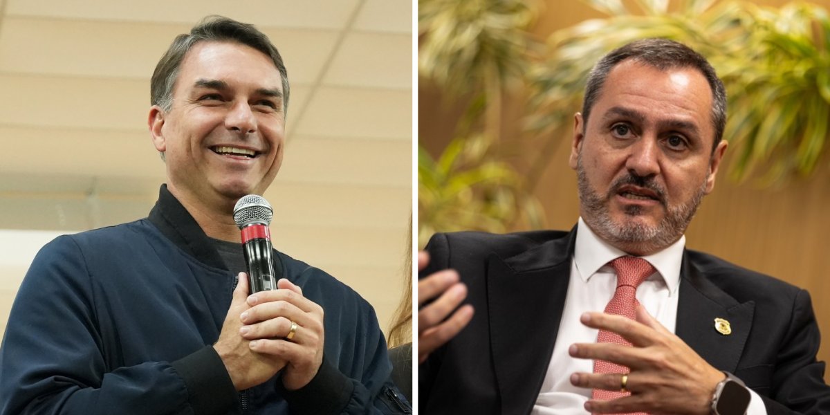 Flávio Bolsonaro chama Andrei Rodrigues de 'cupincha' e 'pau-mandado' de Lula